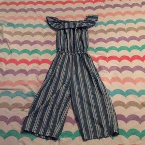 Striped romper